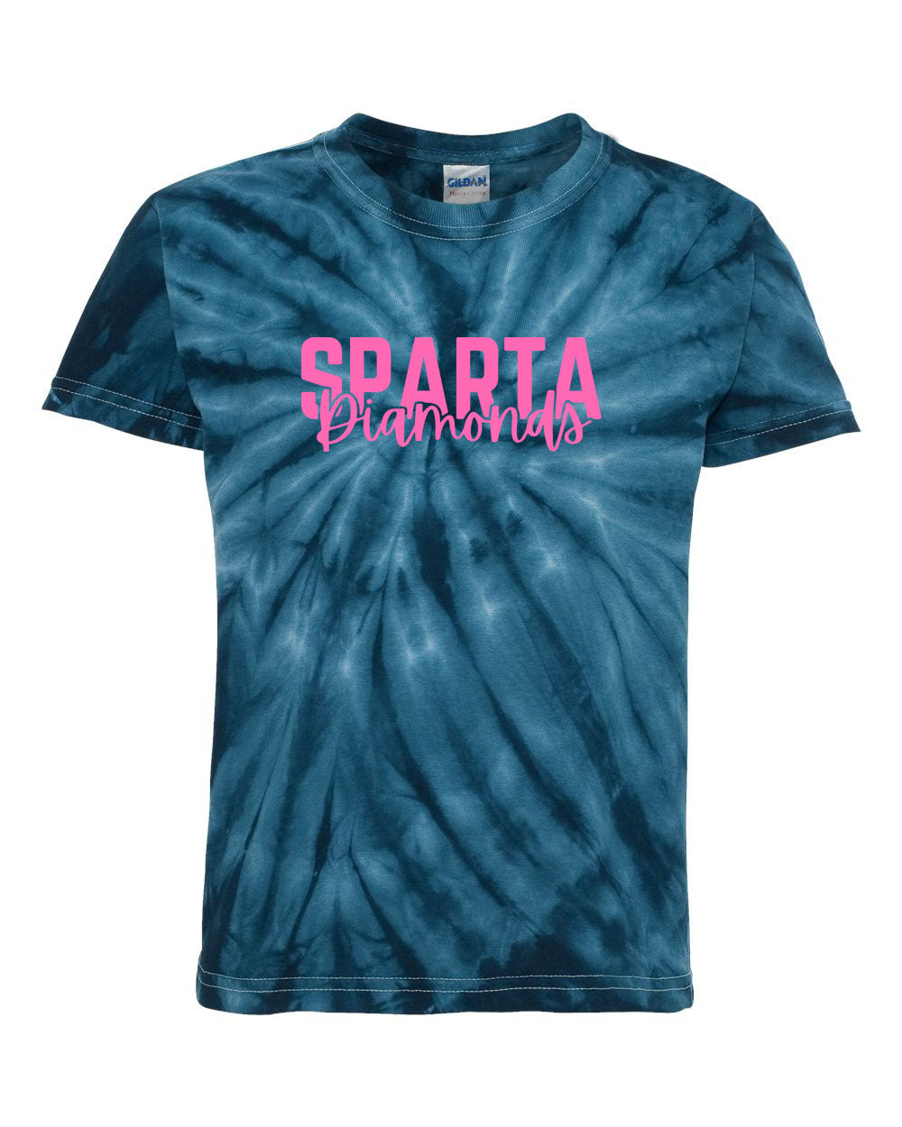 Sparta Diamonds Design 3 Tie Dye t-shirt