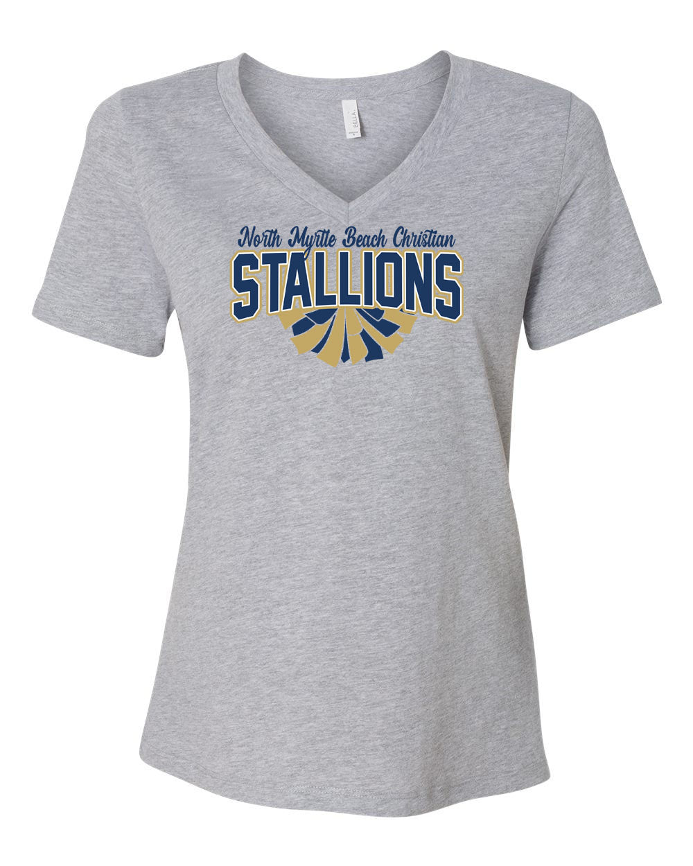 NMB Christian Cheer V-neck T-Shirt Design 1