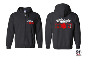 Wildcats Cheer design 7 Zip up Sweatshirt