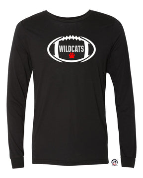 Wildcats Football Long Sleeve Shirt Design 1