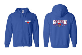 Goshen School Zip up Sweatshirt Design 9