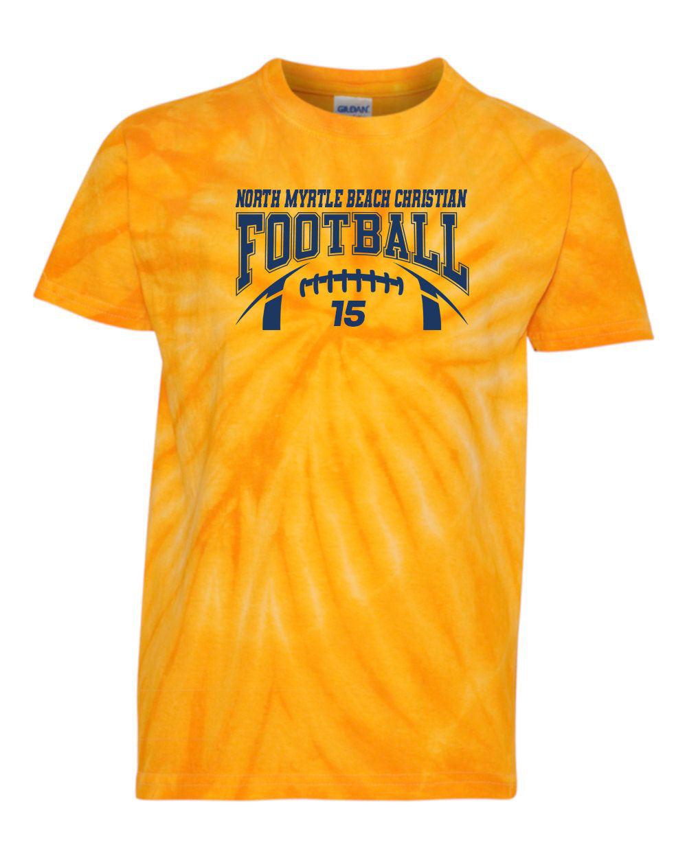 NMB Christian Football School Design 1 Tie Dye t-shirt