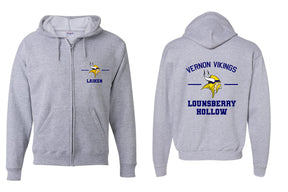 Lounsberry Hollow design 2 Zip up Sweatshirt