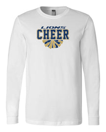 Lions Cheer Long Sleeve Shirt Design 1