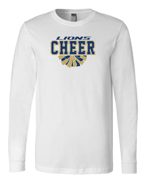 Lions Cheer Long Sleeve Shirt Design 1