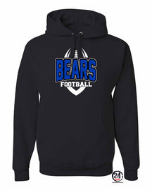 Bears Football Design 1 Hooded Sweatshirt