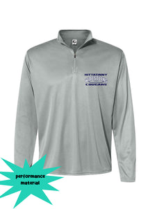 Kittatinny Wrestling Quarter Zip Long Sleeve Shirt Design 3