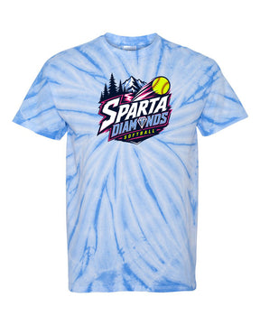 Sparta Diamonds Design 1 Tie Dye t-shirt