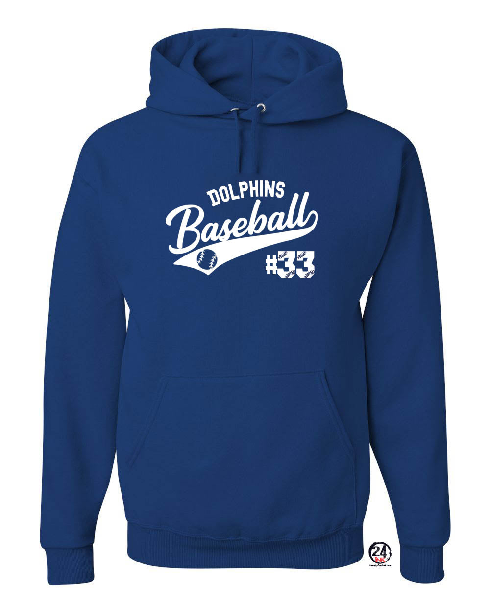 Dolphins Hooded Sweatshirt Design 1