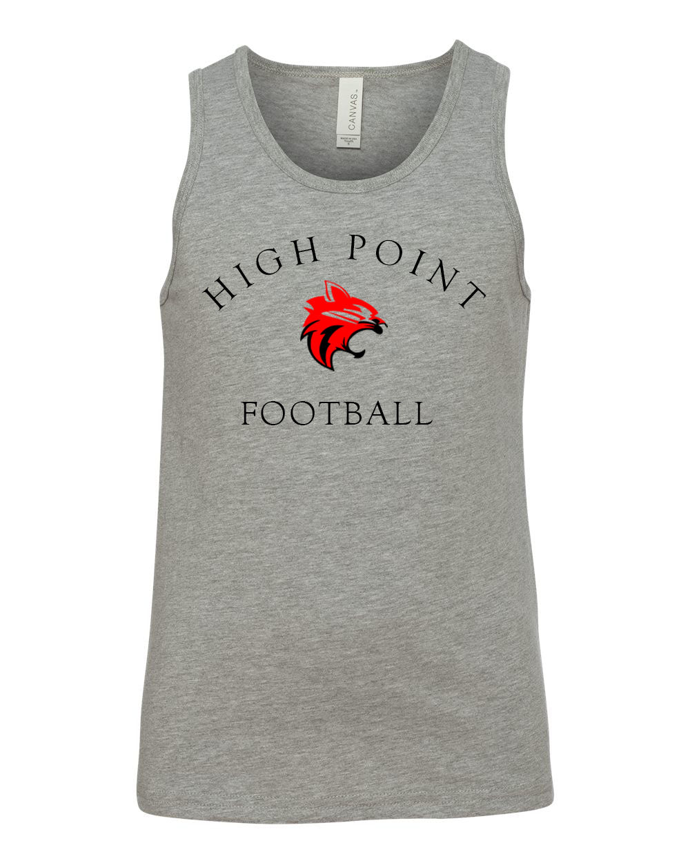 High Point Football design 3 Ladies Muscle Tank Top