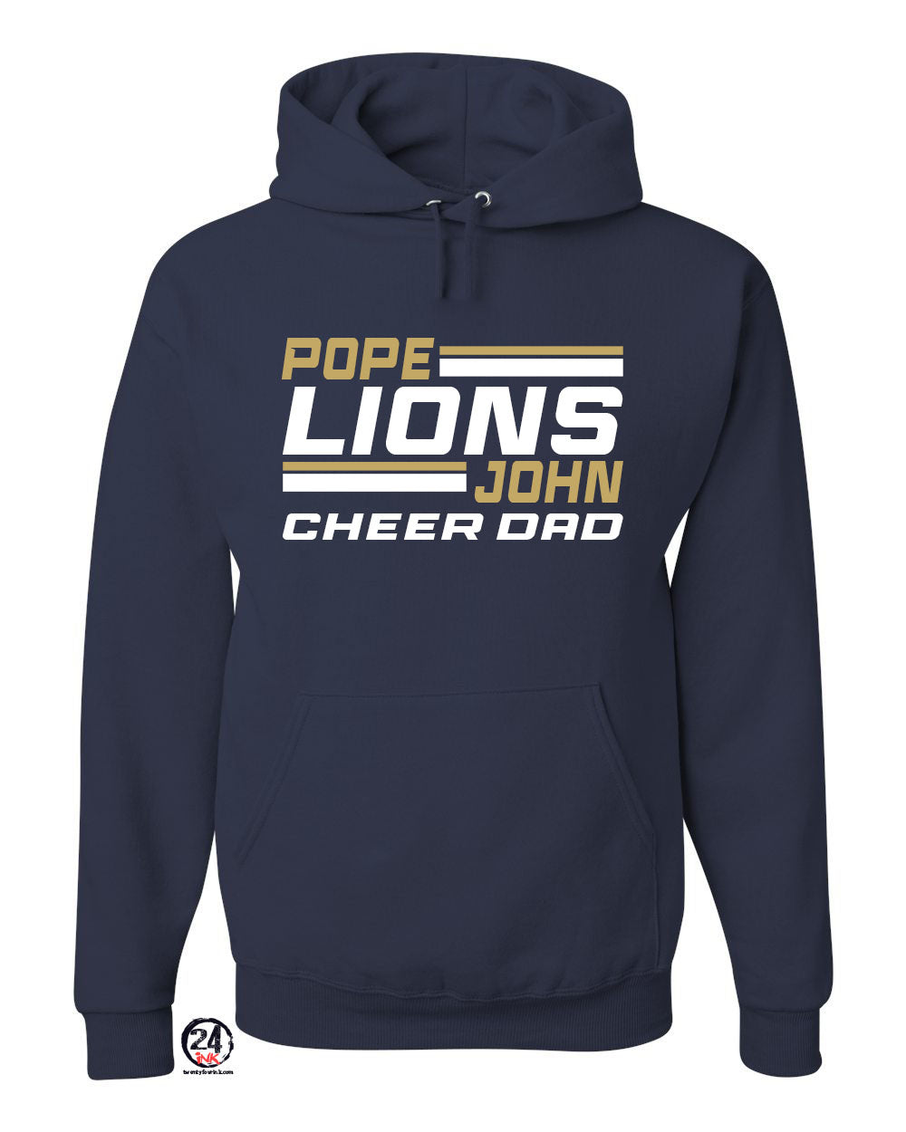 Pope John Cheer Design 5 Hooded Sweatshirt