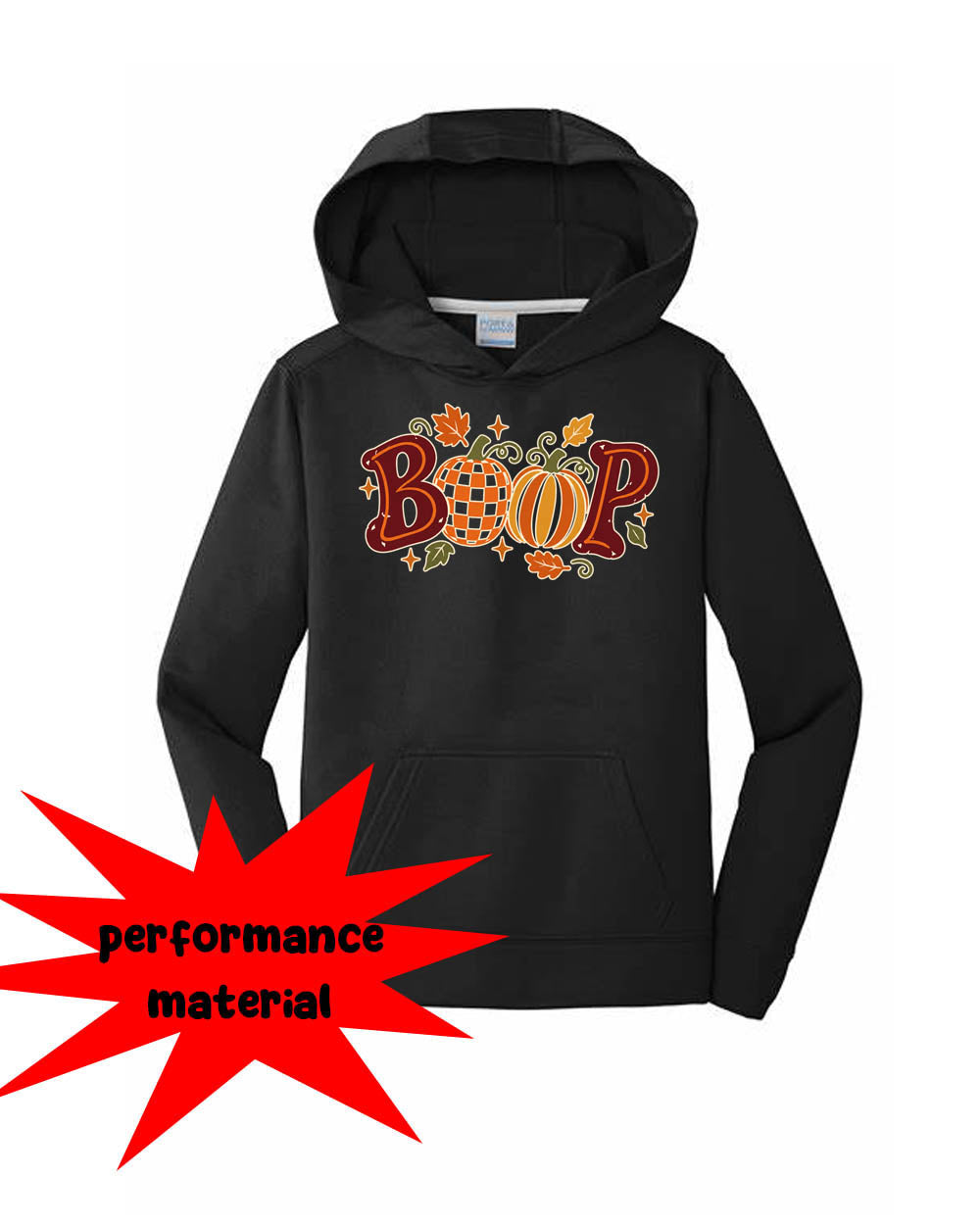 Boop Performance Hooded Sweatshirt Design 3