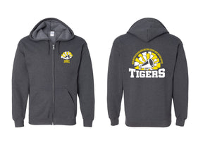 Burlington Edison Cheer design 4 Zip up Sweatshirt