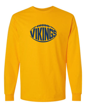 Vikings Football Long Sleeve Shirt Design 1