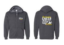 Burlington Edison Cheer design 3 Zip up Sweatshirt