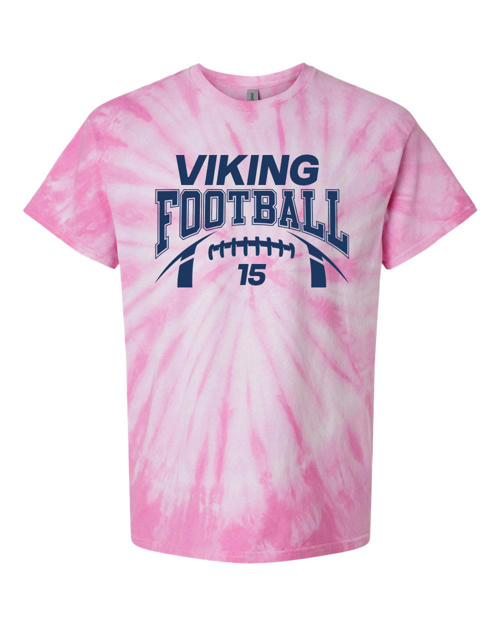Vikings Football Design 8 Tie Dye t-shirt