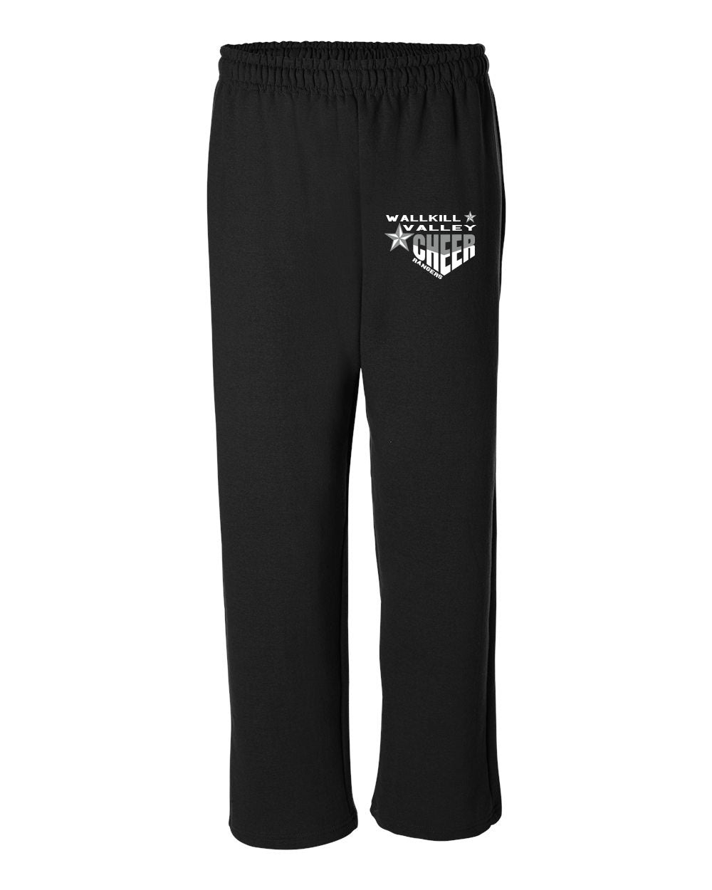 Wallkill Cheer Design 5 Open Bottom Sweatpants
