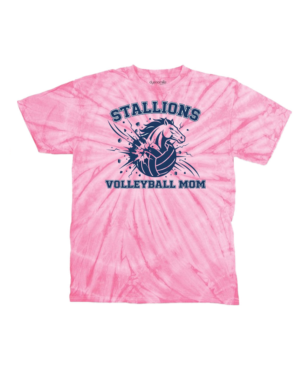 NMB Christian Volleyball School Design 2 Tie Dye t-shirt