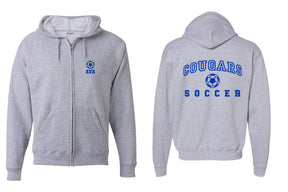 Kittatinny Soccer design 1 Zip up Sweatshirt