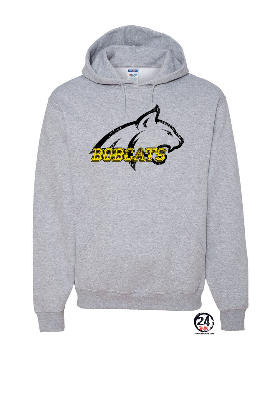 Bobcats Spiritwear Hooded Sweatshirt Design 1