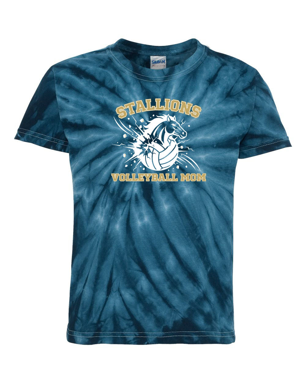 NMB Christian Volleyball School Design 2 Tie Dye t-shirt