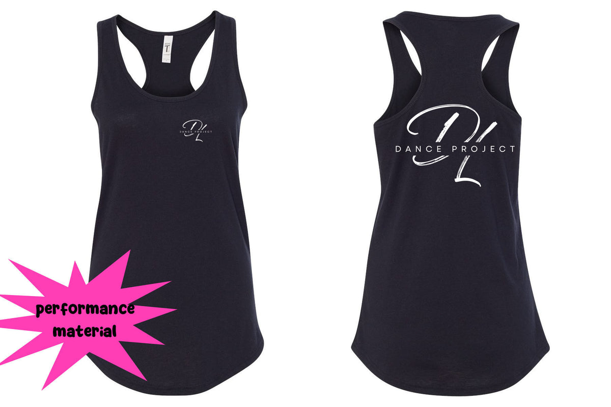 DL Dance Project Performance Racerback Tank Top Design 2