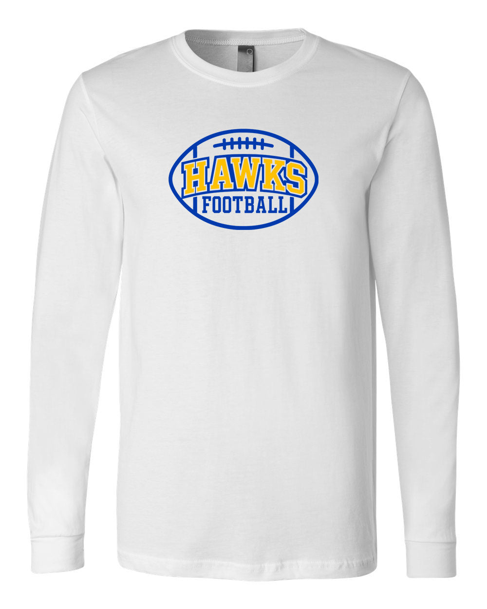 Hawks Football Long Sleeve Shirt Design 1