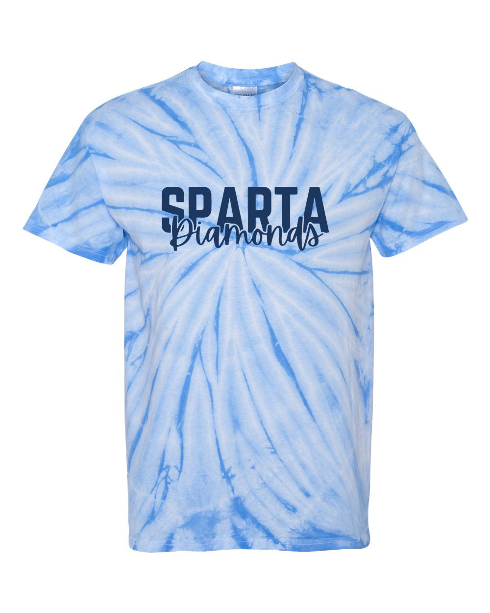 Sparta Diamonds Design 3 Tie Dye t-shirt