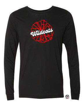 Wildcats Cheer Long Sleeve Shirt Design 1