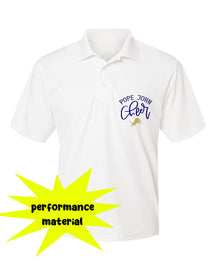 Pope John Cheer Performance Material Polo T-Shirt Design 8