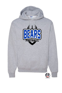 Bears Football Design 1 Hooded Sweatshirt