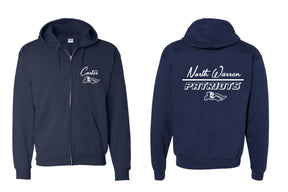 North Warren School Design 10 Zip up Sweatshirt