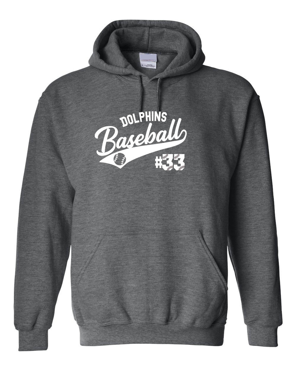 Dolphins Hooded Sweatshirt Design 1