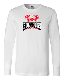 Bulldogs Football Long Sleeve Shirt Design 1
