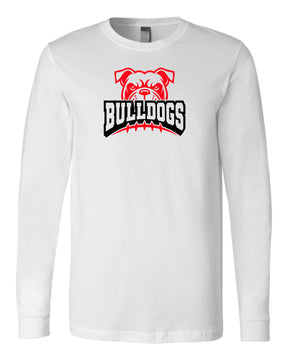 Bulldogs Football Long Sleeve Shirt Design 1