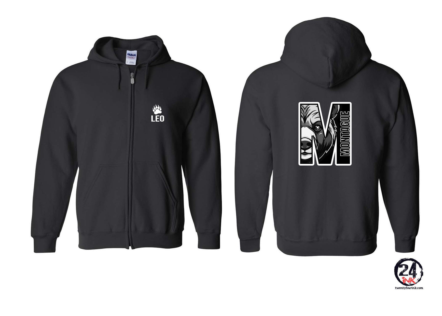 Montague design 9 Zip up Sweatshirt