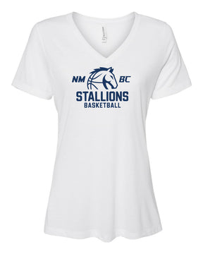 NMB Christian Basketball V-neck T-Shirt Design 1