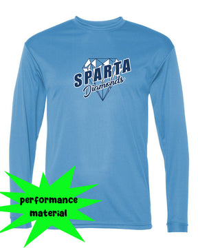 Sparta Diamonds Performance Material Long Sleeve Shirt Design 2