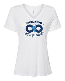 Sparta School inclusion and acceptance V-neck T-Shir