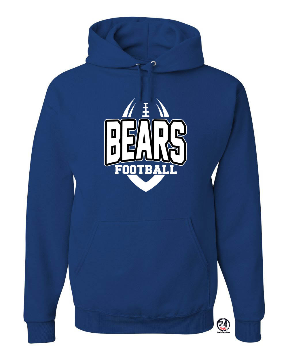 Bears Football Design 1 Hooded Sweatshirt