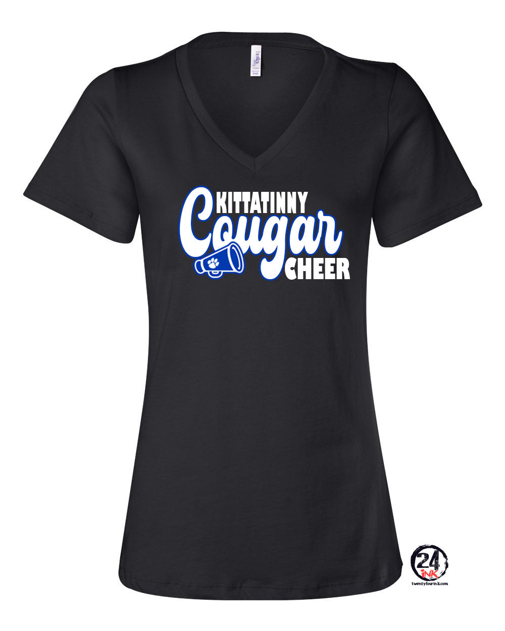 KHS Cheer Design 4 V-neck T-Shirt