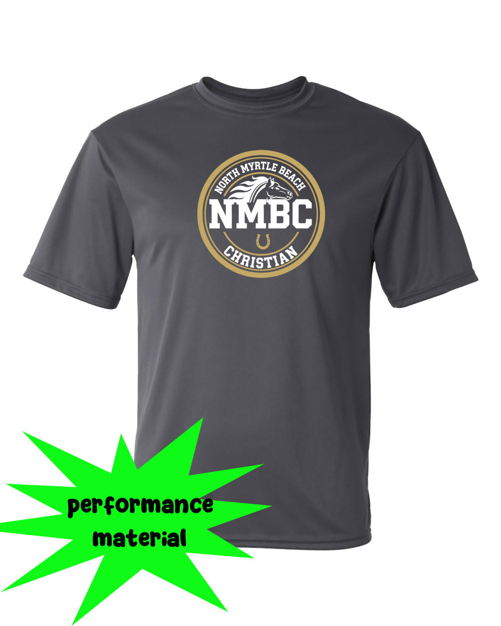NMB Christian School Spiritwear Performance Material Shirt Design 3