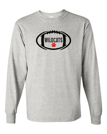 Wildcats Football Long Sleeve Shirt Design 1