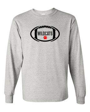 Wildcats Football Long Sleeve Shirt Design 1