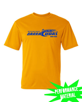 Barracudas Performance Material T-Shirt Design 1