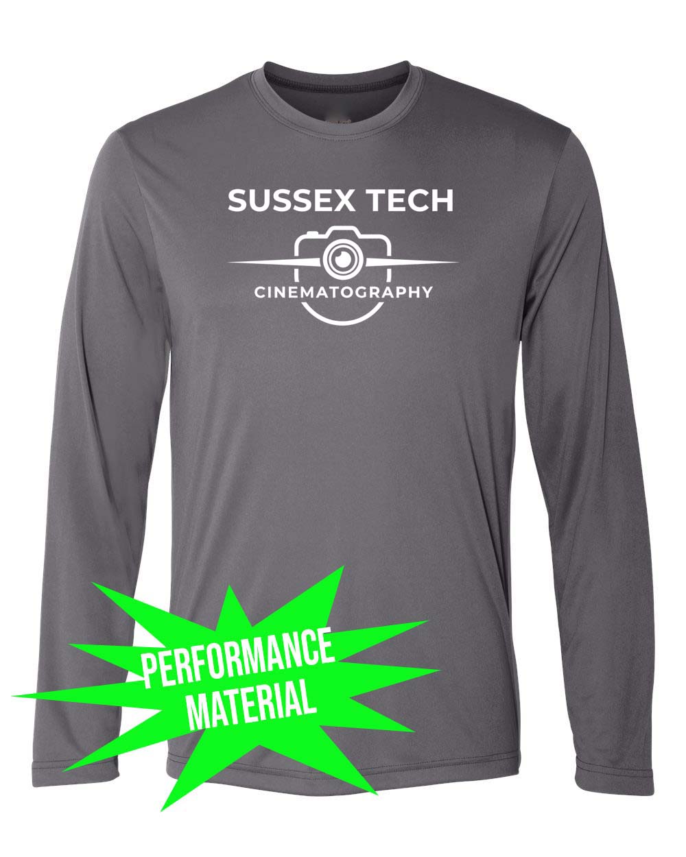 Sussex tech Film Performance Material Long Sleeve Shirt Design 3