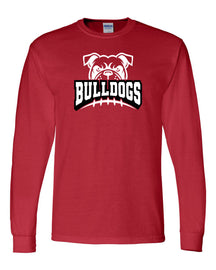 Bulldogs Football Long Sleeve Shirt Design 1