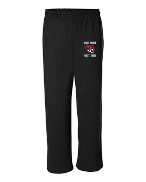 Wildcats Cheer Design 3 Open Bottom Sweatpants