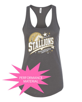 NMB Christian Spiritwear Performance Racerback Tank Top Design 2
