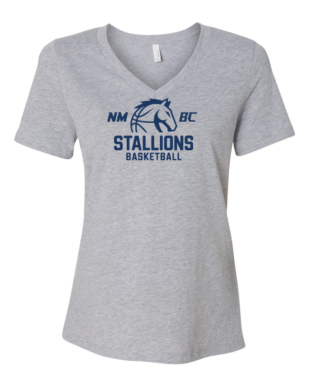 NMB Christian Basketball V-neck T-Shirt Design 1
